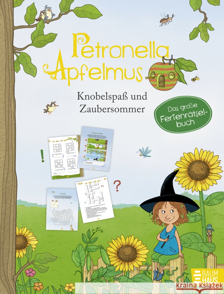 Petronella Apfelmus - Knobelspaß & Zaubersommer. Das große Ferien-Rätselbuch Städing, Sabine 9783833909955 Baumhaus Medien