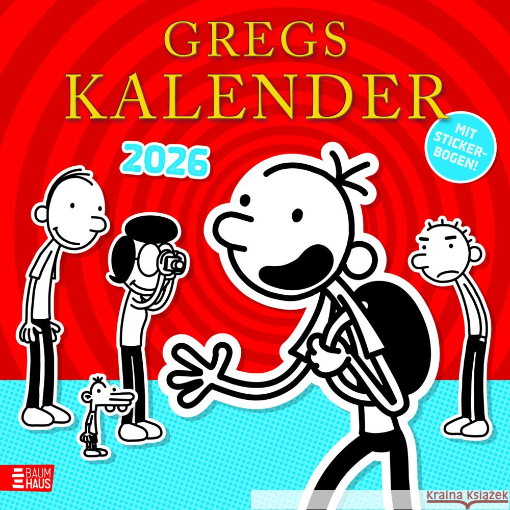 Gregs Kalender 2026 Kinney, Jeff 9783833910012 Baumhaus Medien