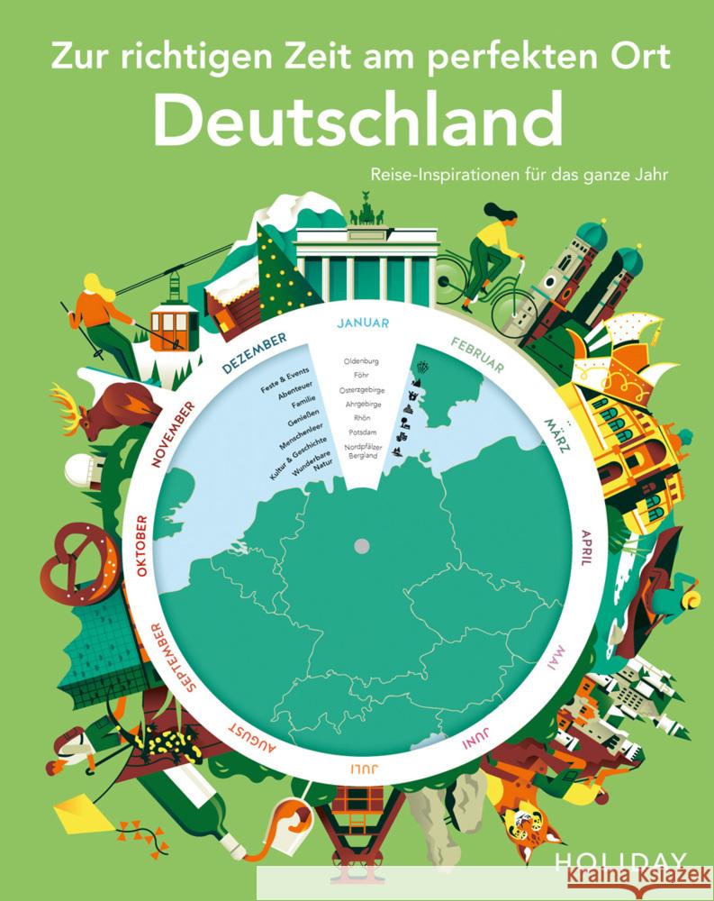 HOLIDAY Reisebuch: Zur richtigen Zeit am perfekten Ort - Deutschland Nöldeke, Renate 9783834232601 Holiday