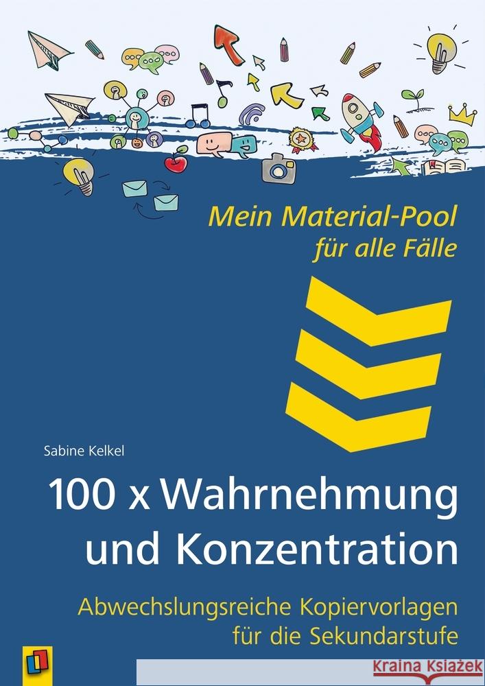 100 x Wahrnehmung und Konzentration Kelkel, Sabine 9783834663917 Verlag an der Ruhr