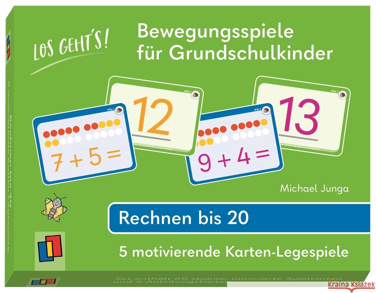 Los geht's! Bewegungsspiele für Grundschulkinder - Rechnen bis 20 Junga, Michael 9783834666949