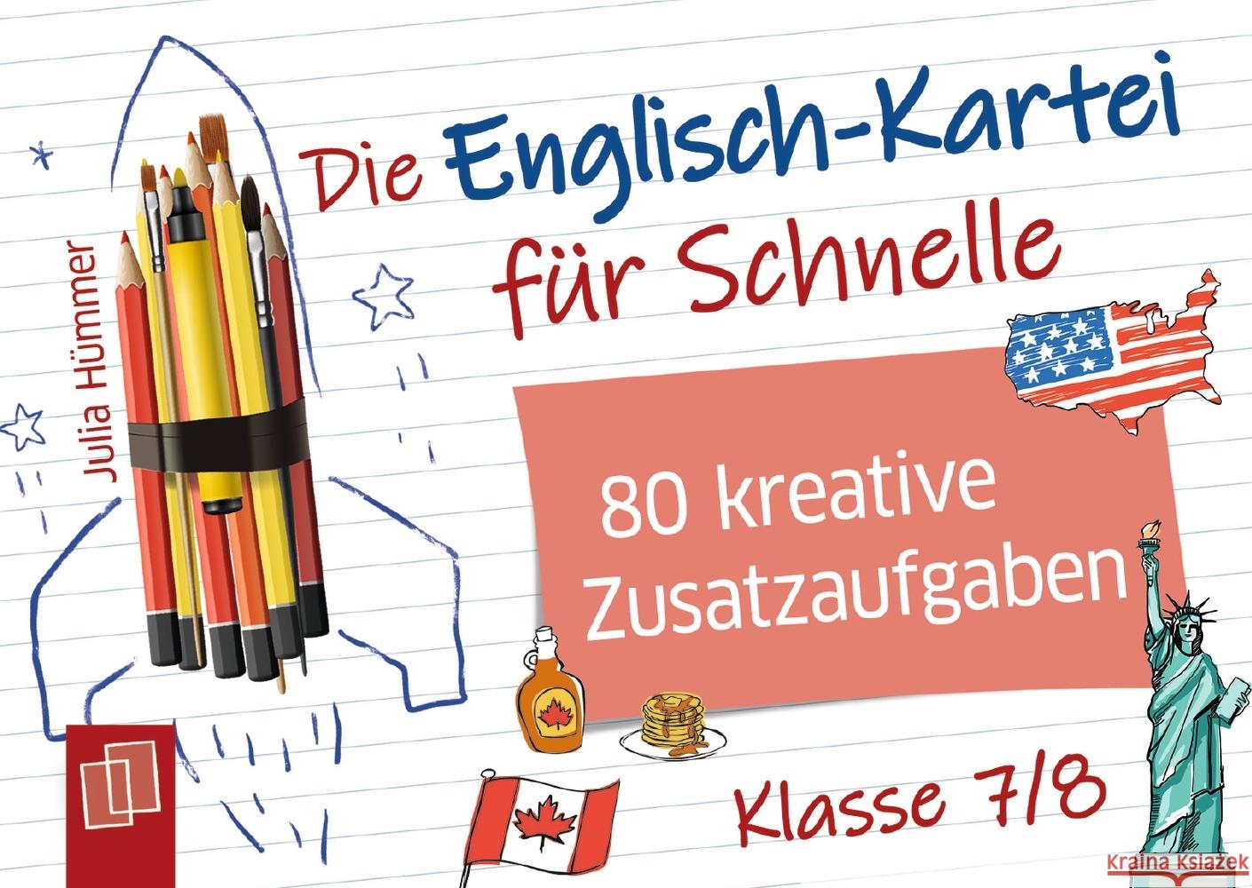 Die Englisch-Kartei für Schnelle - Klasse 7/8 Hümmer, Julia 9783834668189