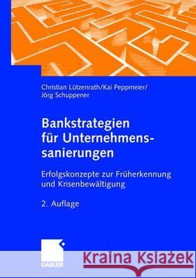 Bankstrategien Für Unternehmenssanierungen: Erfolgskonzepte Zur Früherkennung Und Krisenbewältigung Lützenrath, Christian 9783834900289 Gabler