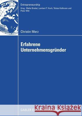 Erfahrene Unternehmensgründer Witt, Prof Dr Peter 9783834912718 Gabler Verlag