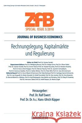 Rechnungslegung, Kapitalmärkte Und Regulierung Ewert, Ralf 9783834919991