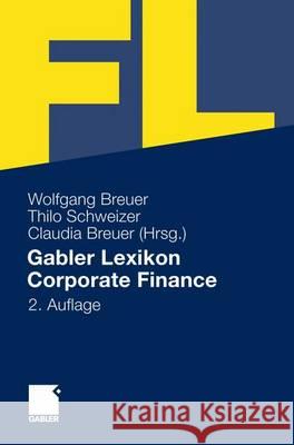 Gabler Lexikon Corporate Finance  9783834929808 Gabler