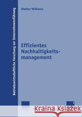 Effizientes Nachhaltigkeitsmanagement Hansmann, Prof Dr Karl-Werner 9783835008465 Gabler