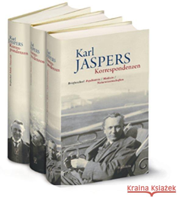 Korrespondenzen, 3 Bde. : Briefwechsel. Psychiatrie / Medizin / Naturwissenschaften; Philosophie;  Politik / Universität. Hrsg.: der Karl Jaspers Stiftung Jaspers, Karl 9783835310056 Wallstein