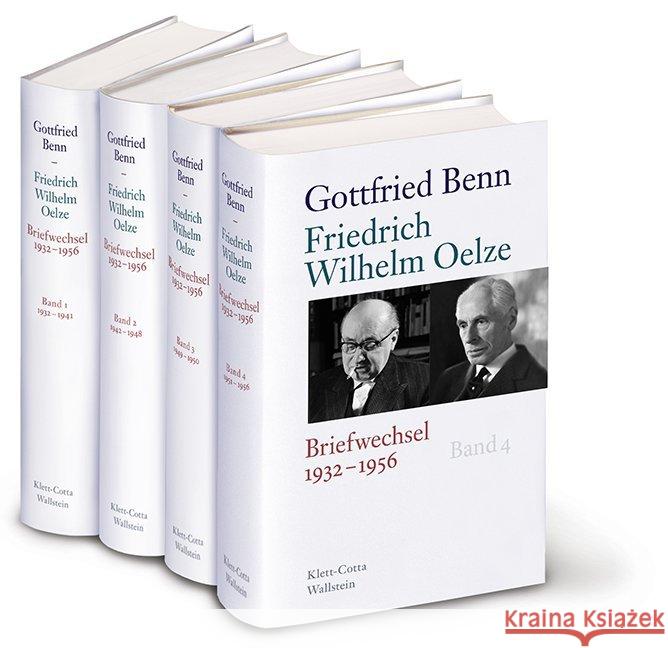 Gottfried Benn - Friedrich Wilhelm Oelze, 4 Bde. : Briefwechsel 1932-1956 Benn, Gottfried; Oelze, Friedrich Wilhelm 9783835318267 Wallstein