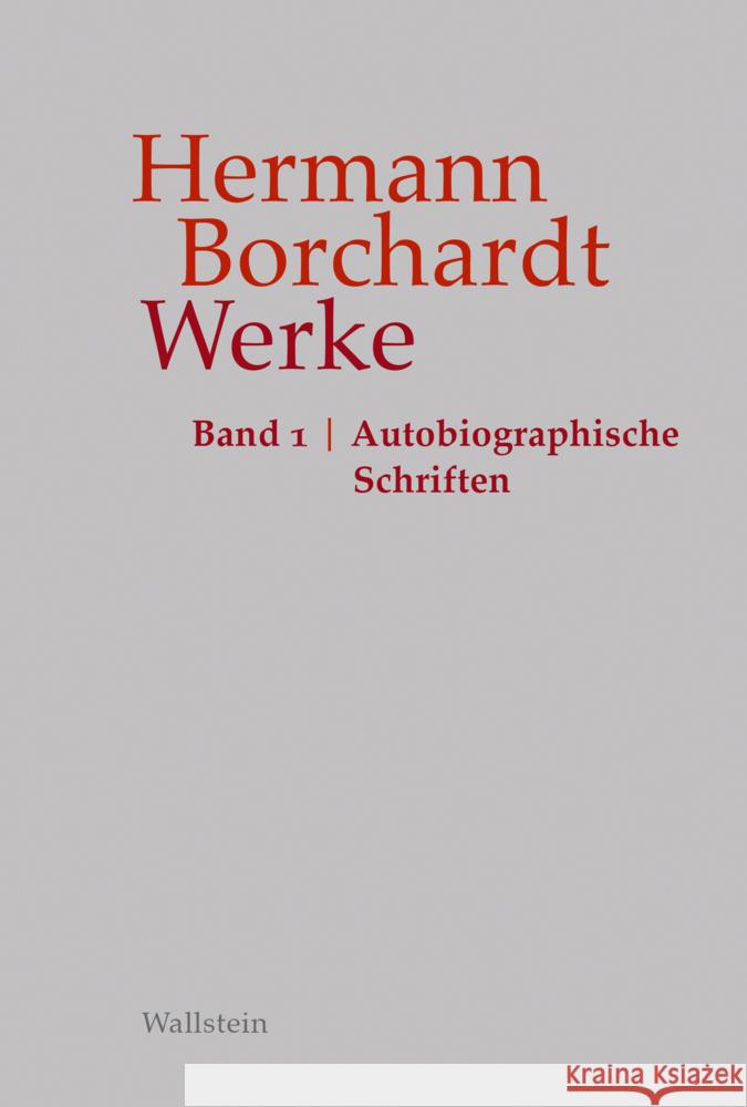 Werke Borchardt, Hermann 9783835338647