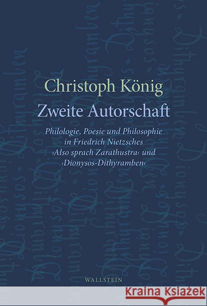 Zweite Autorschaft König, Christoph 9783835338838