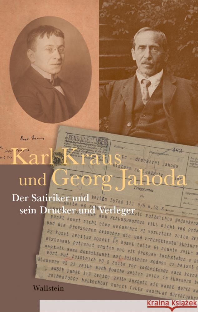 Karl Kraus und Georg Jahoda Jahoda, Georg, Kraus, Karl 9783835354470 Wallstein