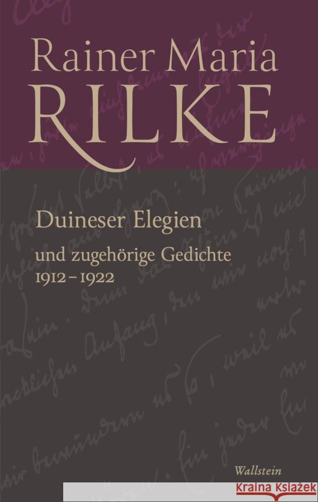 Duineser Elegien Rilke, Rainer Maria 9783835354654