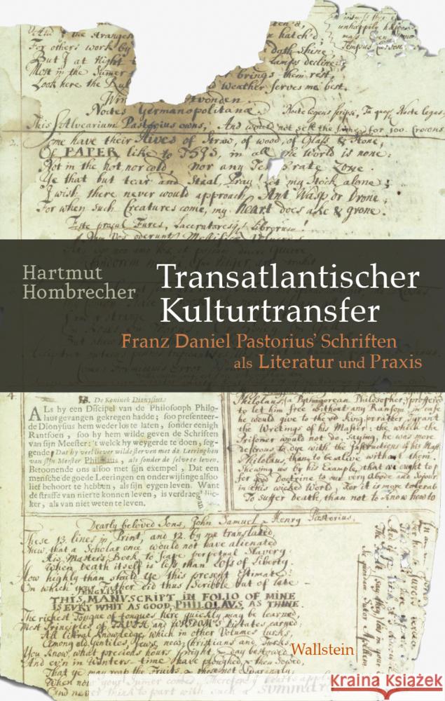 Transatlantischer Kulturtransfer Hombrecher, Hartmut 9783835354692