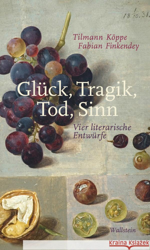 Glück, Tragik, Tod, Sinn Köppe, Tilmann, Finkendey, Fabian 9783835355248