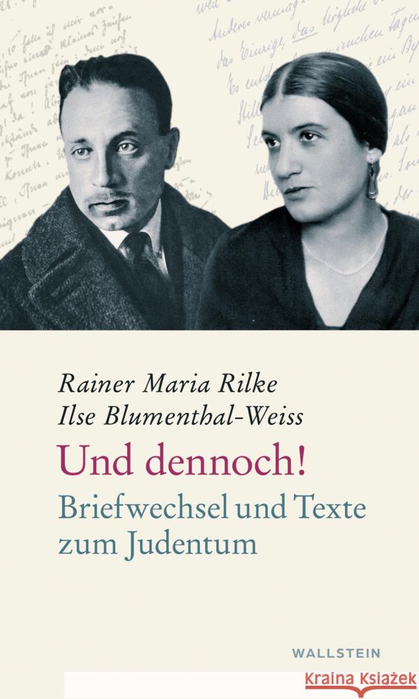 Und dennoch! Blumenthal-Weiss, Ilse, Rilke, Rainer Maria 9783835355736