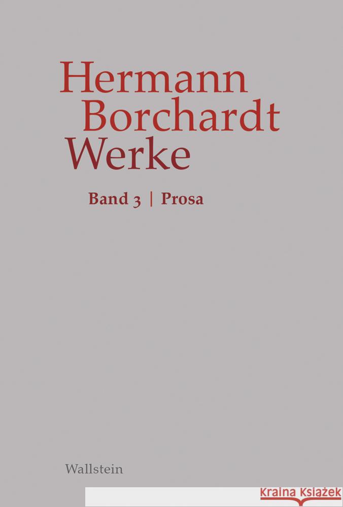 Werke Borchardt, Hermann 9783835356696