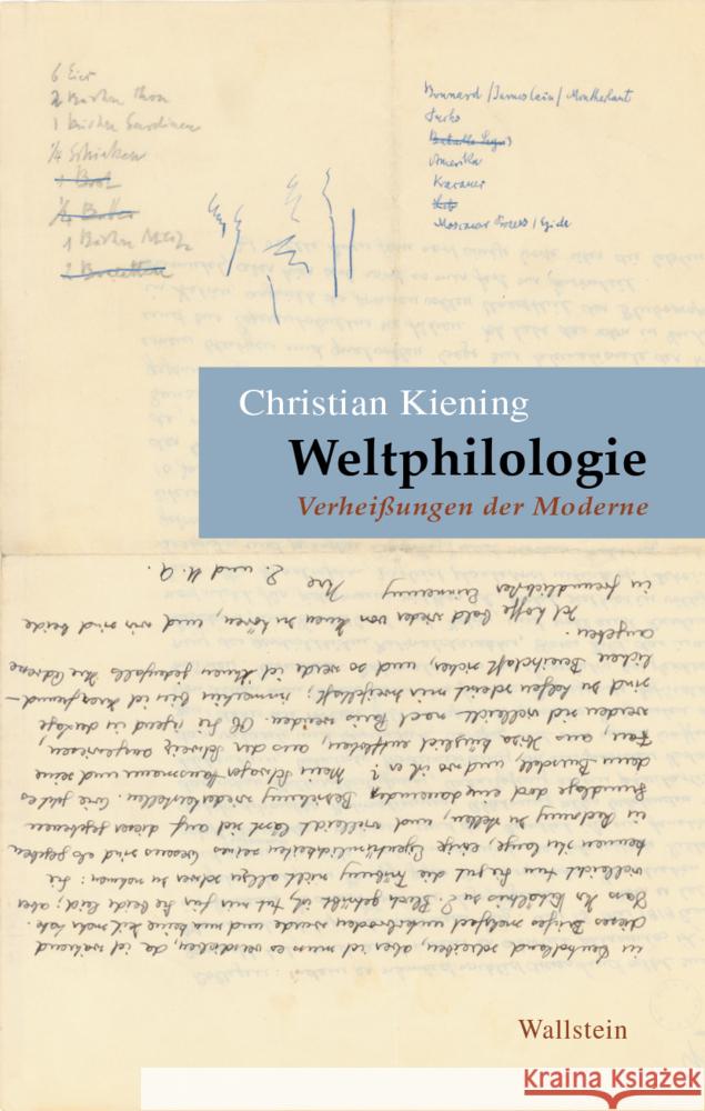 Weltphilologie Kiening, Christian 9783835358706