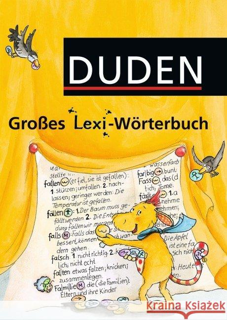 Duden Großes Lexi-Wörterbuch : Deutsch Grundschule. 10.000 Stichwörter Günther, Hartmut   9783835580305 Duden Paetec