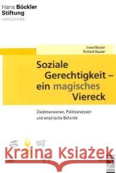 Soziale Gerechtigkeit - ein magisches Viereck : Zieldimensionen, Politikanalysen und empirische Befunde Becker, Irene Hauser, Richard  9783836087049