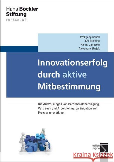 Innovationserfolg Durch Aktive Mitbestimmung: Die Auswirkungen Von Betriebsratsbeteiligung, Vertrauen Und Arbeitnehmerpartizipation Auf Prozessinnovat Scholl, Wolfgang 9783836087537