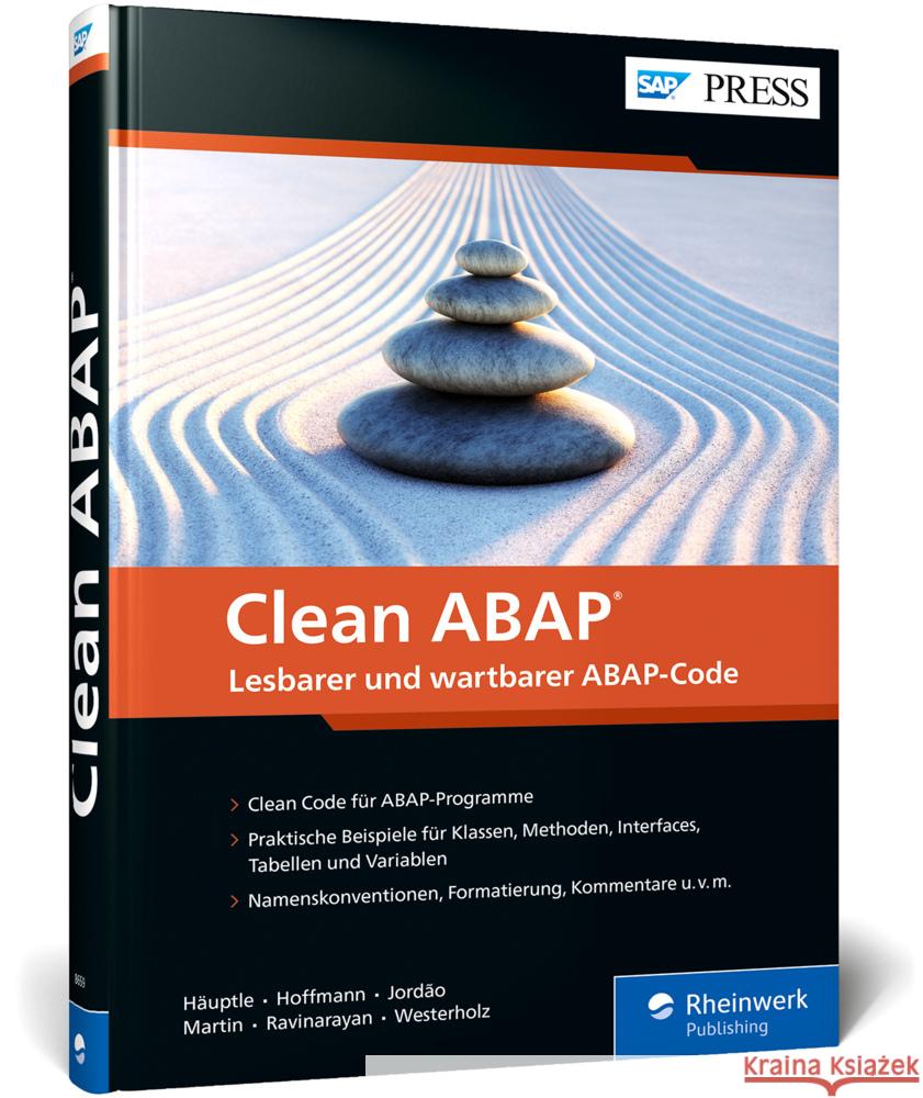 Clean ABAP Häuptle, Klaus, Hoffmann, Florian, Jordão, Rodrigo 9783836286596