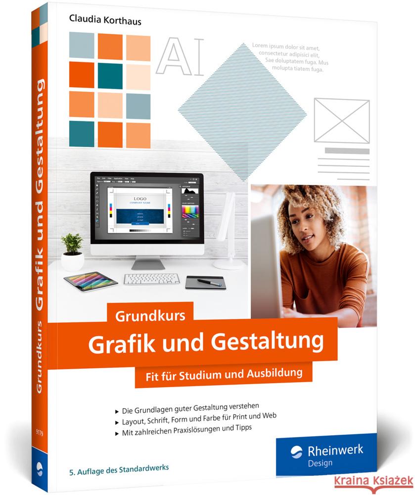 Grundkurs Grafik und Gestaltung Korthaus, Claudia 9783836291798