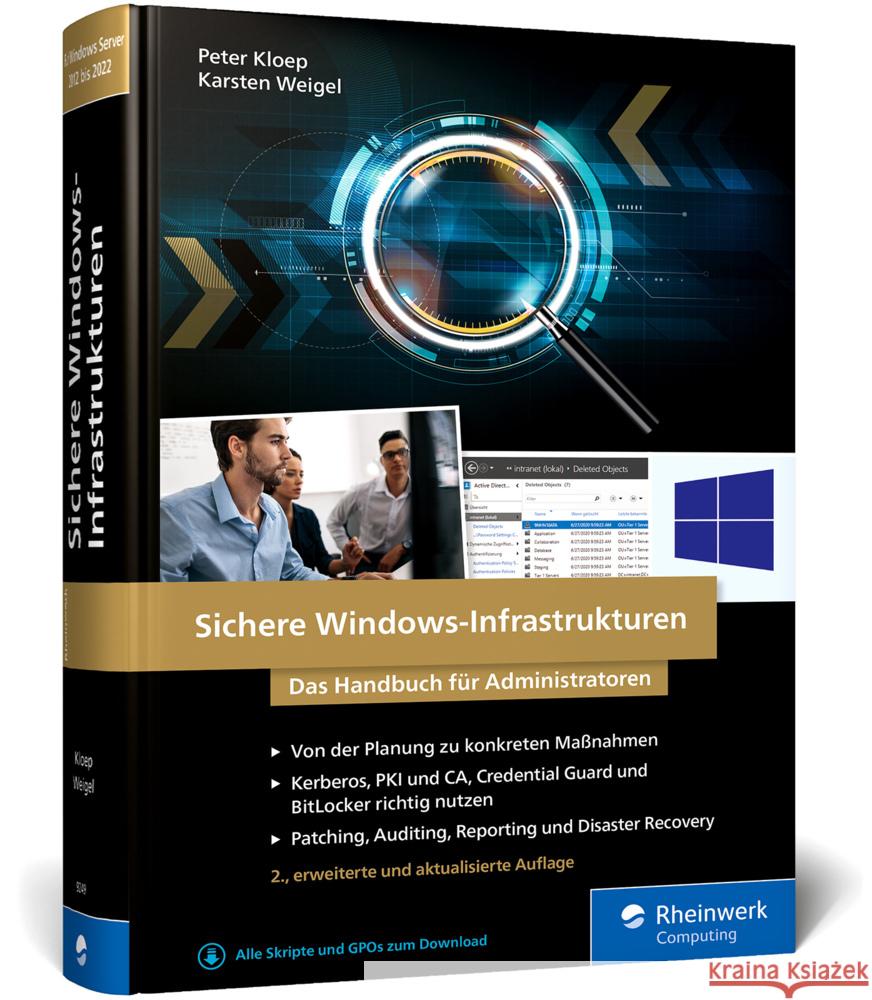 Sichere Windows-Infrastrukturen Kloep, Peter, Weigel, Karsten 9783836292498