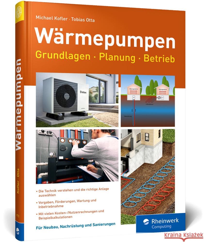 Wärmepumpen Kofler, Michael, Otta, Tobias 9783836297738 Rheinwerk Computing