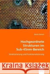 Hochgeordnete Strukturen im Sub-45nm-Bereich : Strukturierung und Funktionalisierung Zschech, Danilo 9783836463447