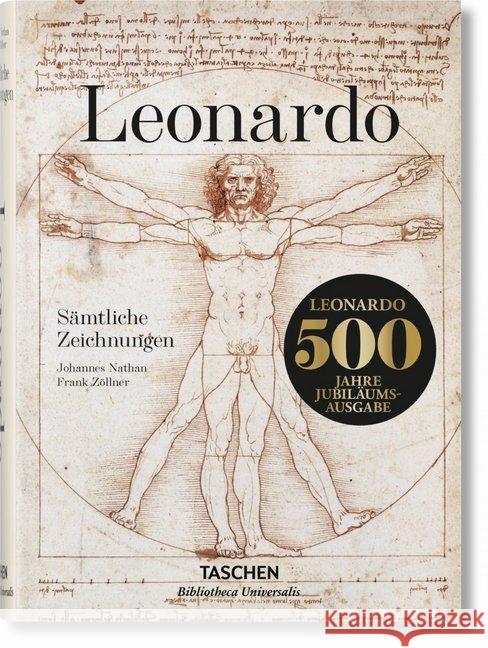 Leonardo da Vinci. Sämtliche Zeichnungen Zöllner, Frank; Nathan, Johannes 9783836554381