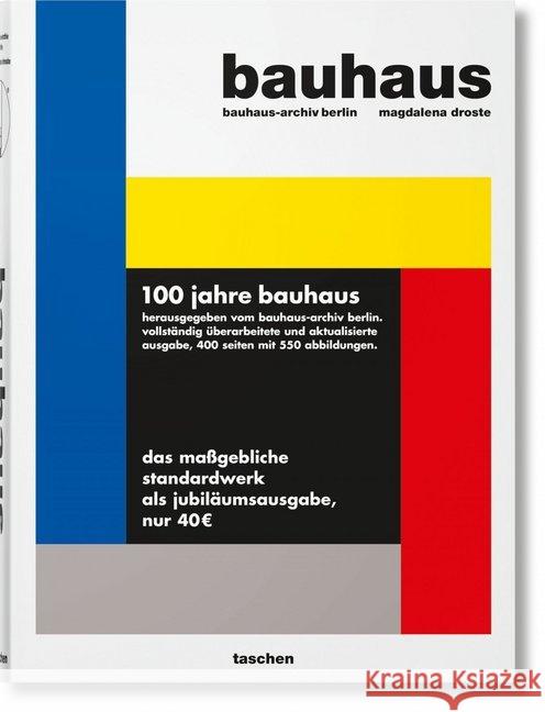 Bauhaus, Aktualisierte Ausgabe : 1919-1933 Droste, Magdalena 9783836572798