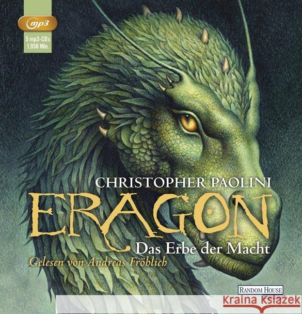 Eragon - Das Erbe der Macht, 5 MP3-CDs : Ungekürzte Lesung Paolini, Christopher 9783837109214