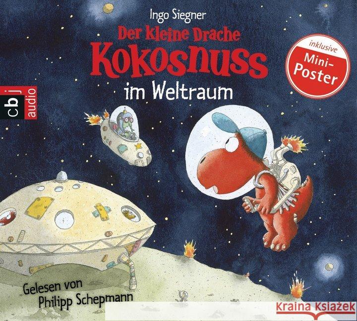 Der kleine Drache Kokosnuss im Weltraum, 1 Audio-CD : Inszenierte Lesung mit Musik Siegner, Ingo 9783837112887