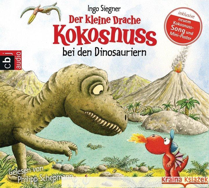 Der kleine Drache Kokosnuss bei den Dinosauriern, 1 Audio-CD : Inszenierte Lesung mit Musik Siegner, Ingo 9783837121803