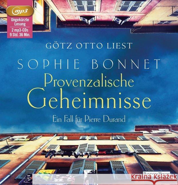 Provenzalische Geheimnisse, 2 MP3-CDs : Ein Fall für Pierre Durand. Ungekürzte Lesung Bonnet, Sophie 9783837130362