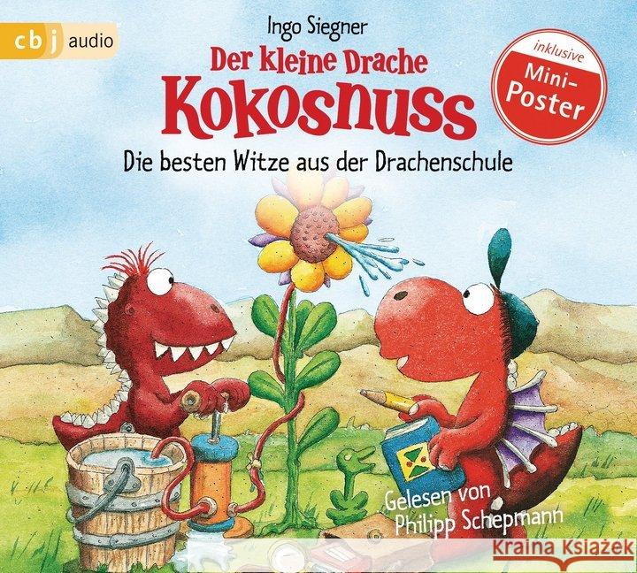 Der kleine Drache Kokosnuss - Die besten Witze aus der Drachenschule, 1 Audio-CD : Ungekürzte Lesung, Inszenierte Lesung mit Musik Siegner, Ingo 9783837144697