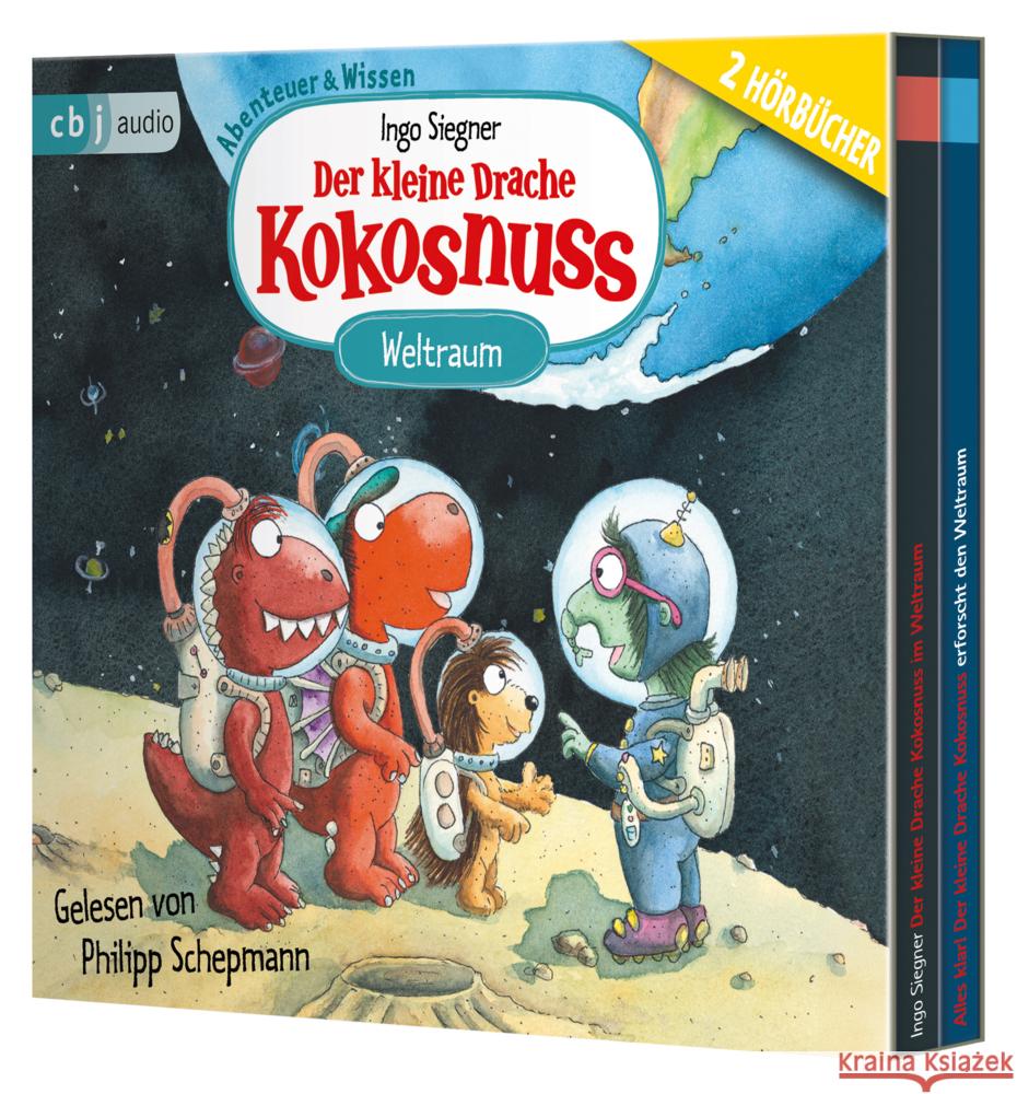 Der kleine Drache Kokosnuss - Abenteuer & Wissen - Weltraum, 2 Audio-CD Siegner, Ingo 9783837144802