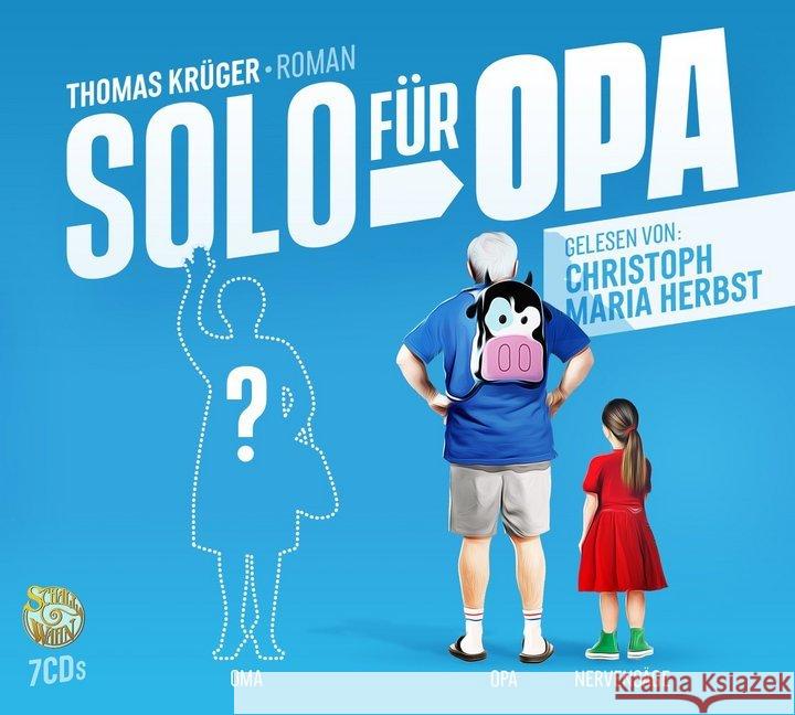 Solo für Opa, 7 Audio-CDs : Schall&Wahn, Lesung. Ungekürzte Ausgabe Krüger, Thomas 9783837146509 Random House Audio