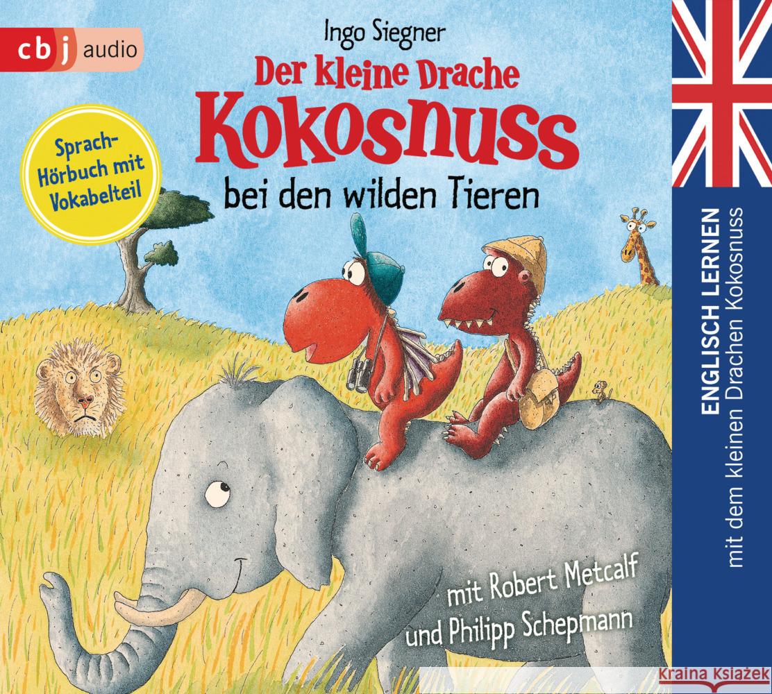 Der kleine Drache Kokosnuss bei den wilden Tieren, 1 Audio-CD Siegner, Ingo 9783837152852
