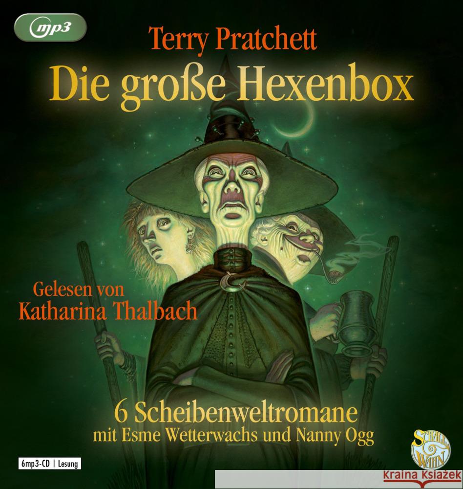 Die große Hexenbox, 6 Audio-CD, 6 MP3 Pratchett, Terry 9783837160024 Random House Audio