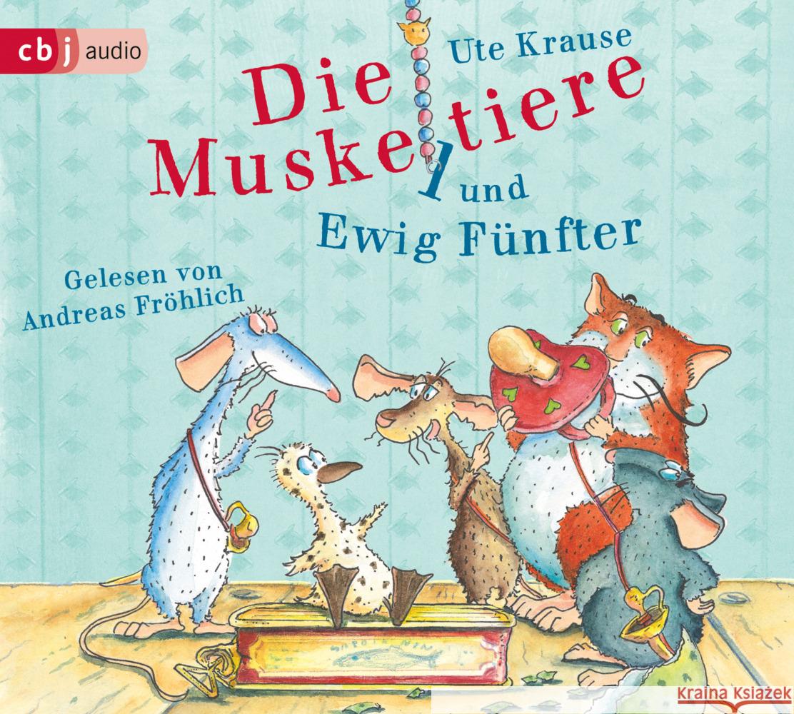 Die Muskeltiere und Ewig Fünfter, 3 Audio-CD Krause, Ute 9783837160932