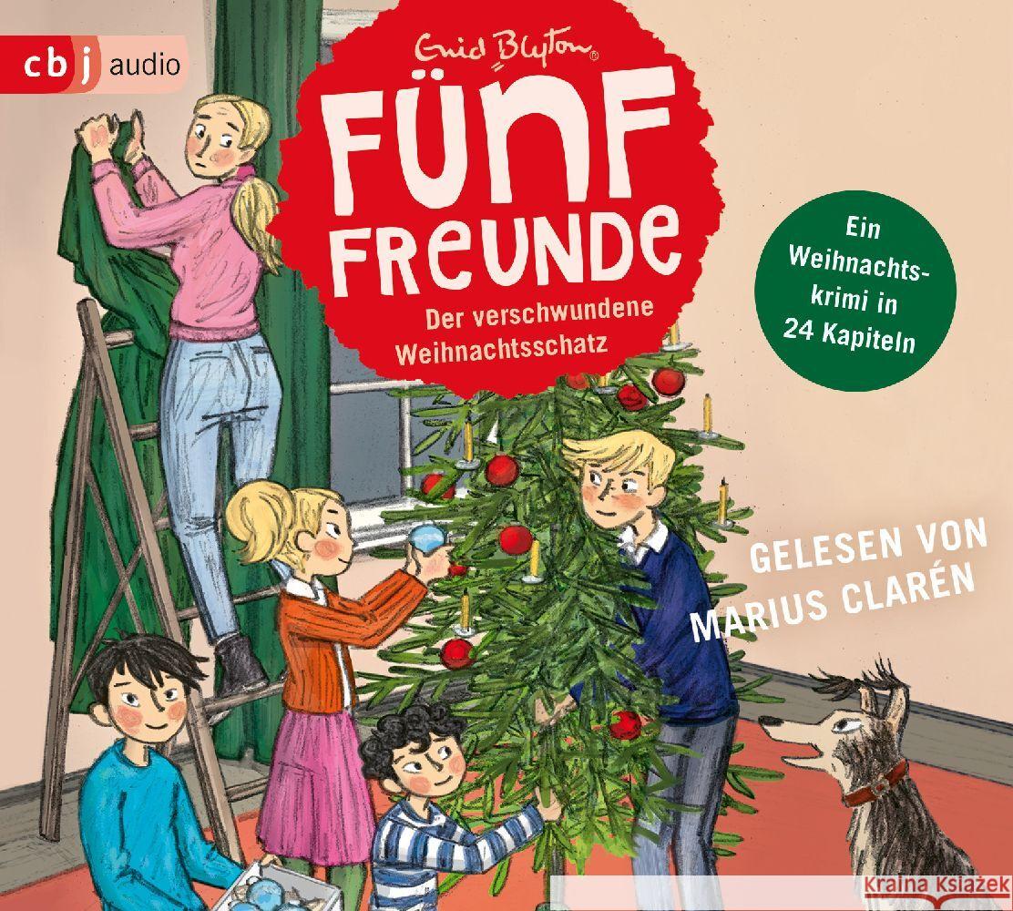 Fünf Freunde - Der verschwundene Weihnachtsschatz, 3 Audio-CD Blyton, Enid 9783837165333 cbj audio
