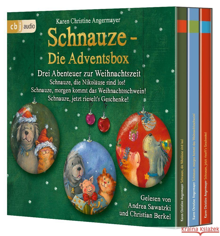 Schnauze - Die Adventsbox, 3 Audio-CD Angermayer, Karen Chr. 9783837165357 cbj audio