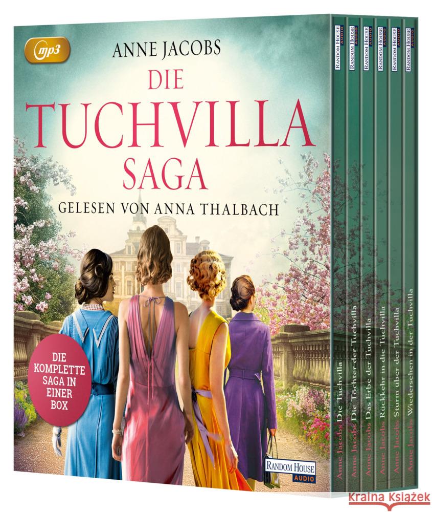 Die Tuchvilla-Saga, 12 Audio-CD, 12 MP3 Jacobs, Anne 9783837167801