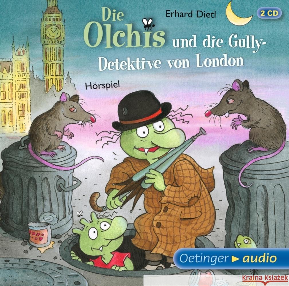 Die Olchis und die Gully-Detektive von London, 2 Audio-CDs : Hörspiel Dietl, Erhard 9783837307061