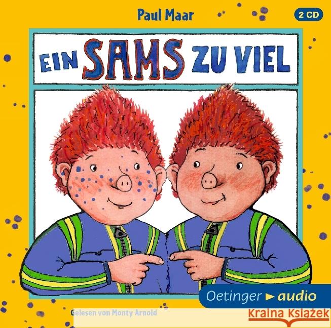 Ein Sams zu viel, 2 Audio-CDs : Ungekürzte Lesung Maar, Paul 9783837308921 Oetinger Media