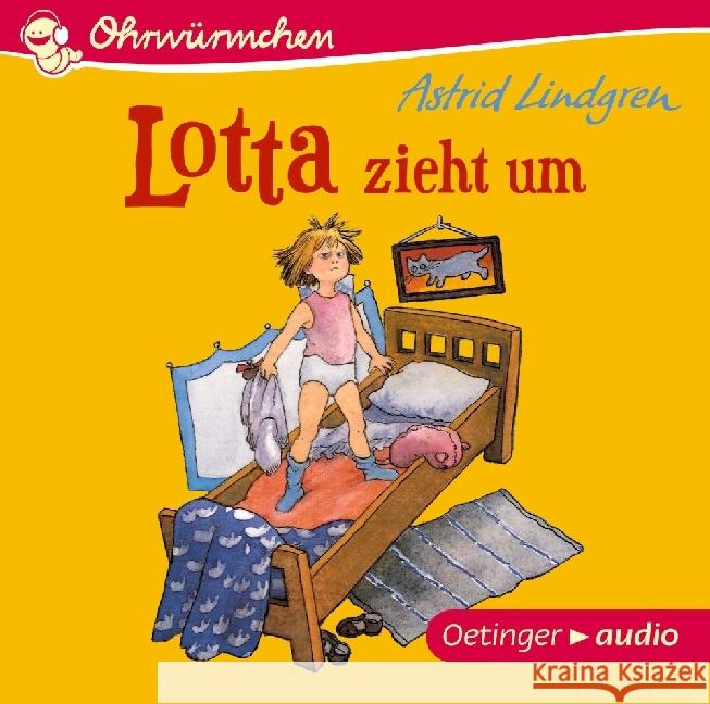 Lotta zieht um, 1 Audio-CD : Ungekürzte Lesung, ca. 30 min., Musikdarbietung/Musical/Oper Lindgren, Astrid 9783837309492