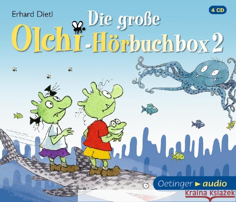 Die große Olchi-Hörbuchbox. Tl.2, 4 Audio-CDs : Hörspielbox, ca. 277 min., Musikdarbietung/Musical/Oper Dietl, Erhard 9783837309942