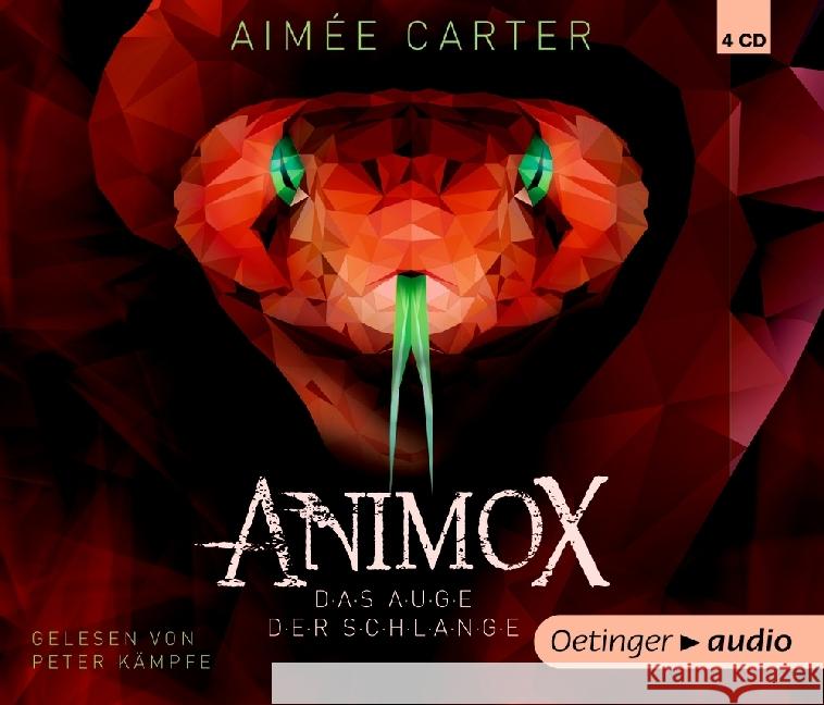 Animox - Das Auge der Schlange, 4 Audio-CDs Carter, Aimée 9783837309973